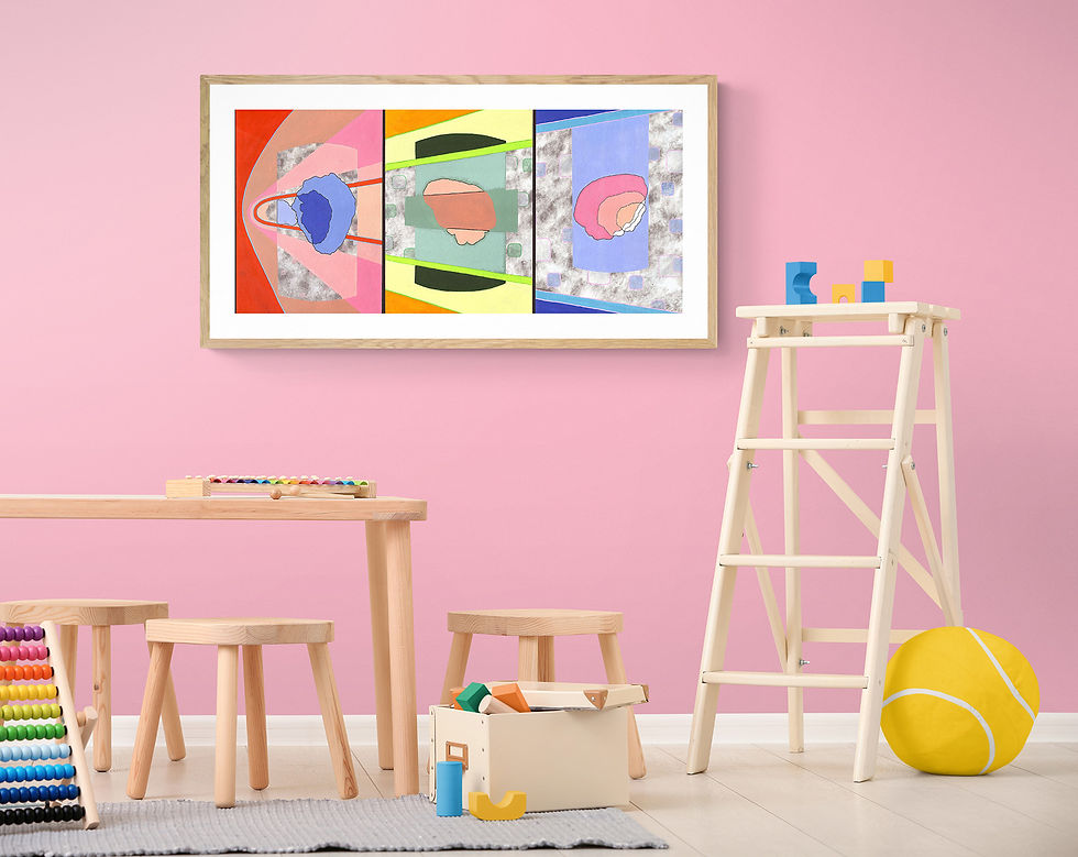 Thumbnail: 'Time' Limited Edition Giclee Print 90cm x 40.5cm