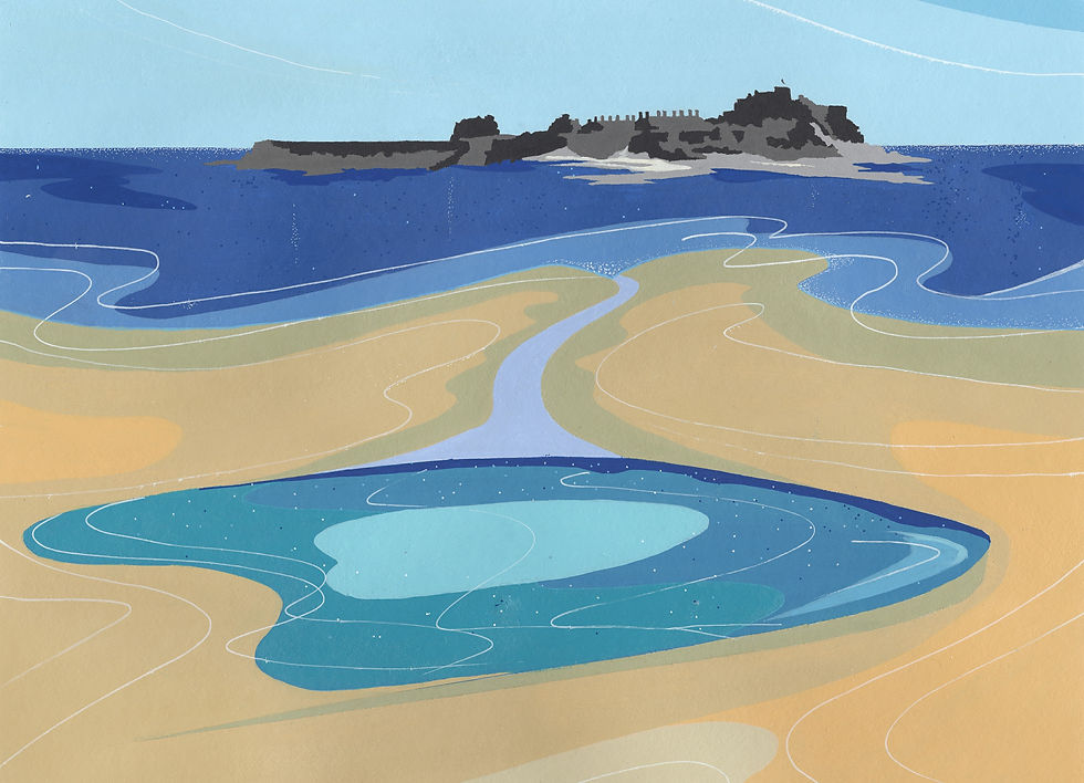 Thumbnail: 'Elizabeth Castle' Limited Edition Giclee Print 57cm x 43cm