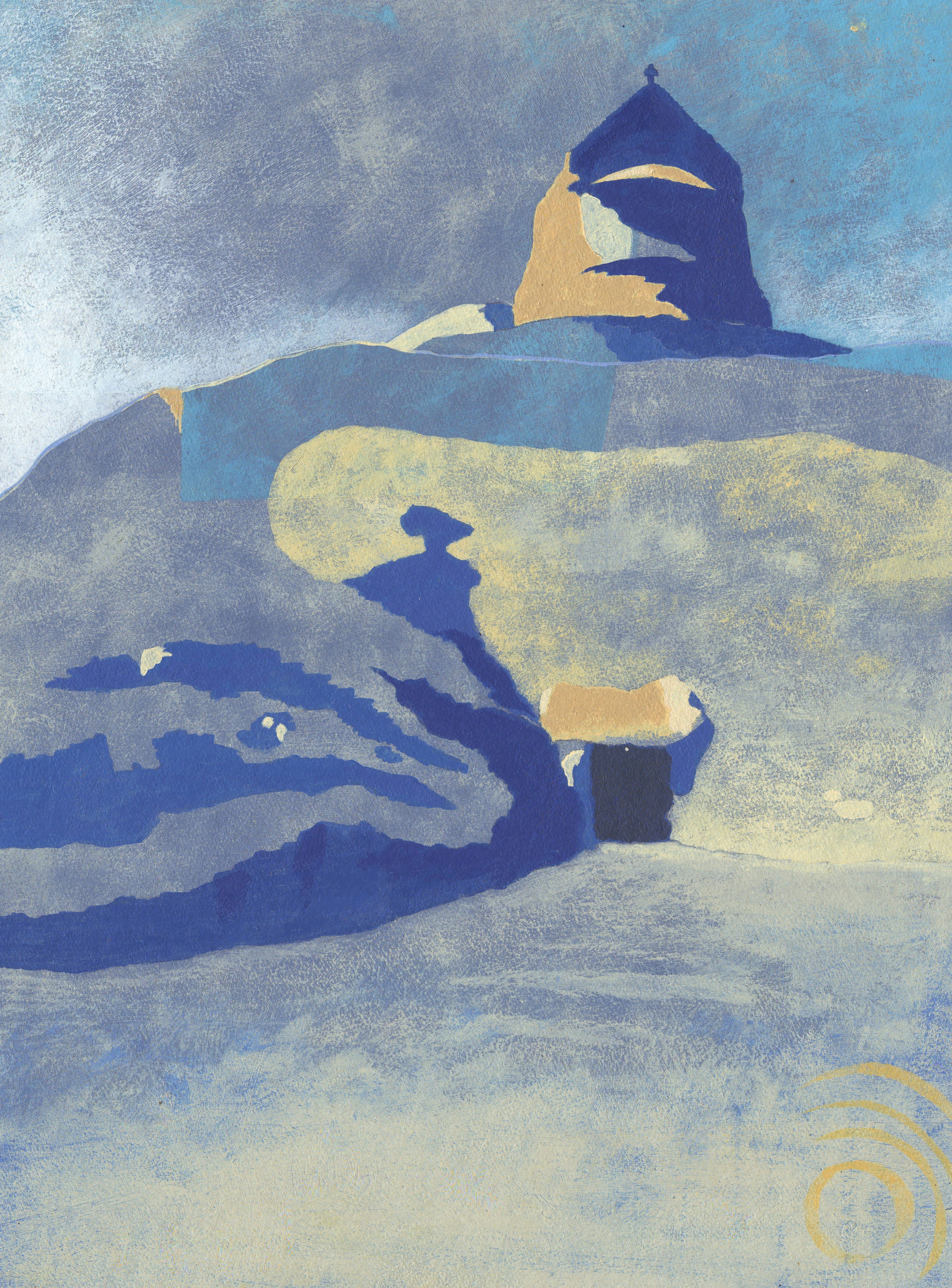 'La Hougue Bie' Limited Edition Giclee Print 30cm x 42.5cm