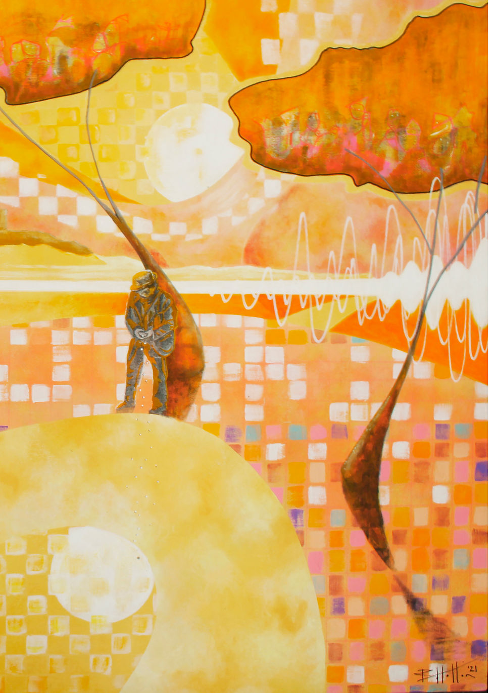 Thumbnail: 'The Lay of Skirnir' Limited Edition Giclee Print 39cm x 57cm