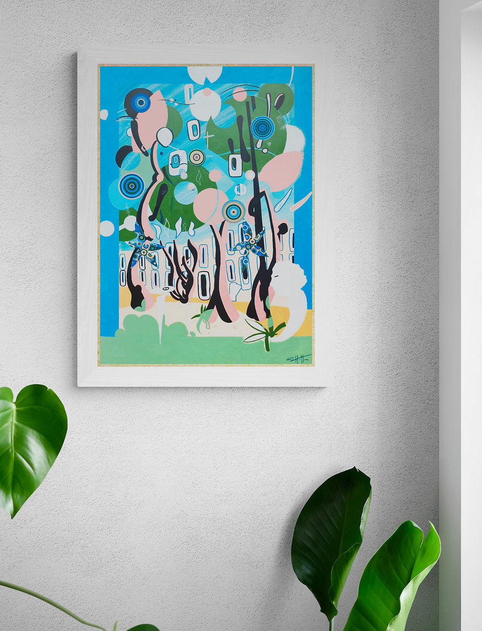 Thumbnail: 'Grounds I' Rian Hotton Limited Edition Print 40 cm x 28cm