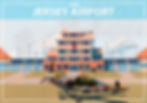 Thumbnail: Jersey Airport, Jersey Travel Print by Rian Hotton