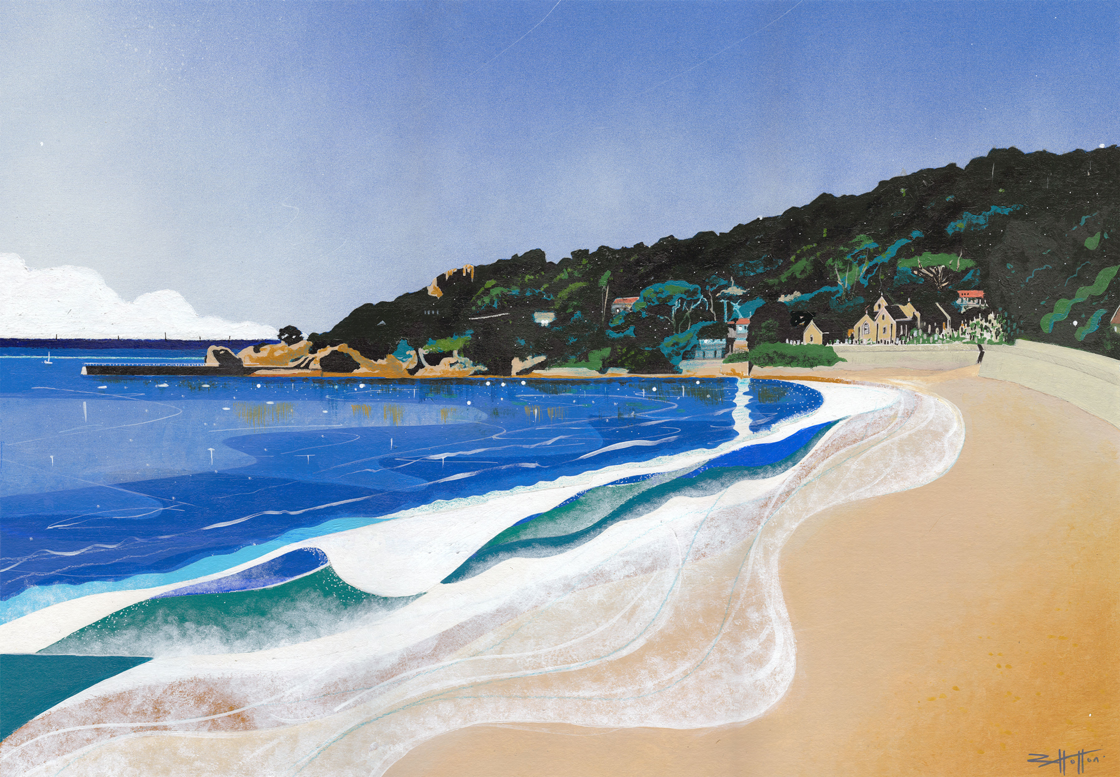 'St. Brelade' Limited Edition of 50 Archival Print 40cm x 57cm