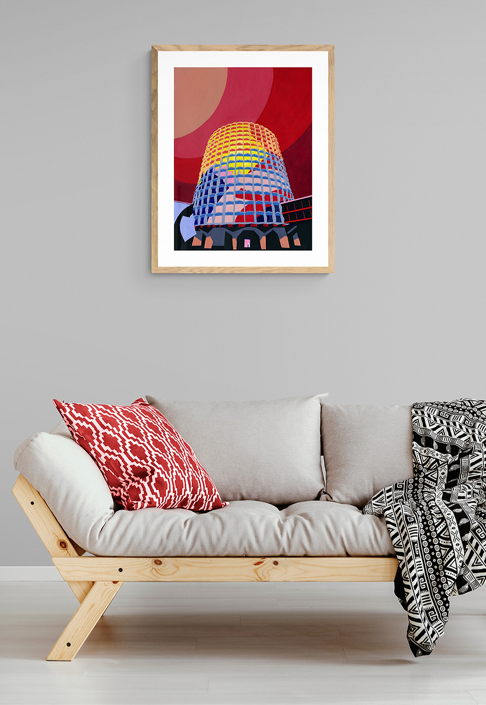Thumbnail: 'Space House' Limited Edition Giclee Print 43cm x 57cm