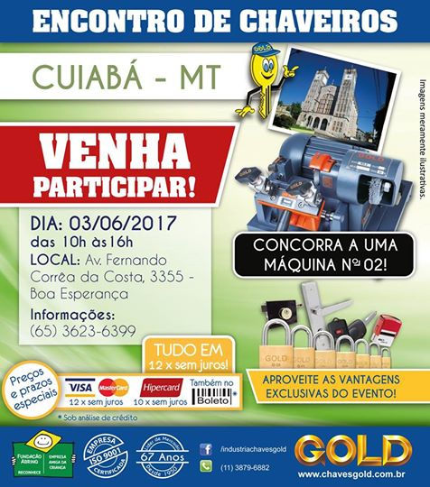 Encontro de chaveiros Cuiabá