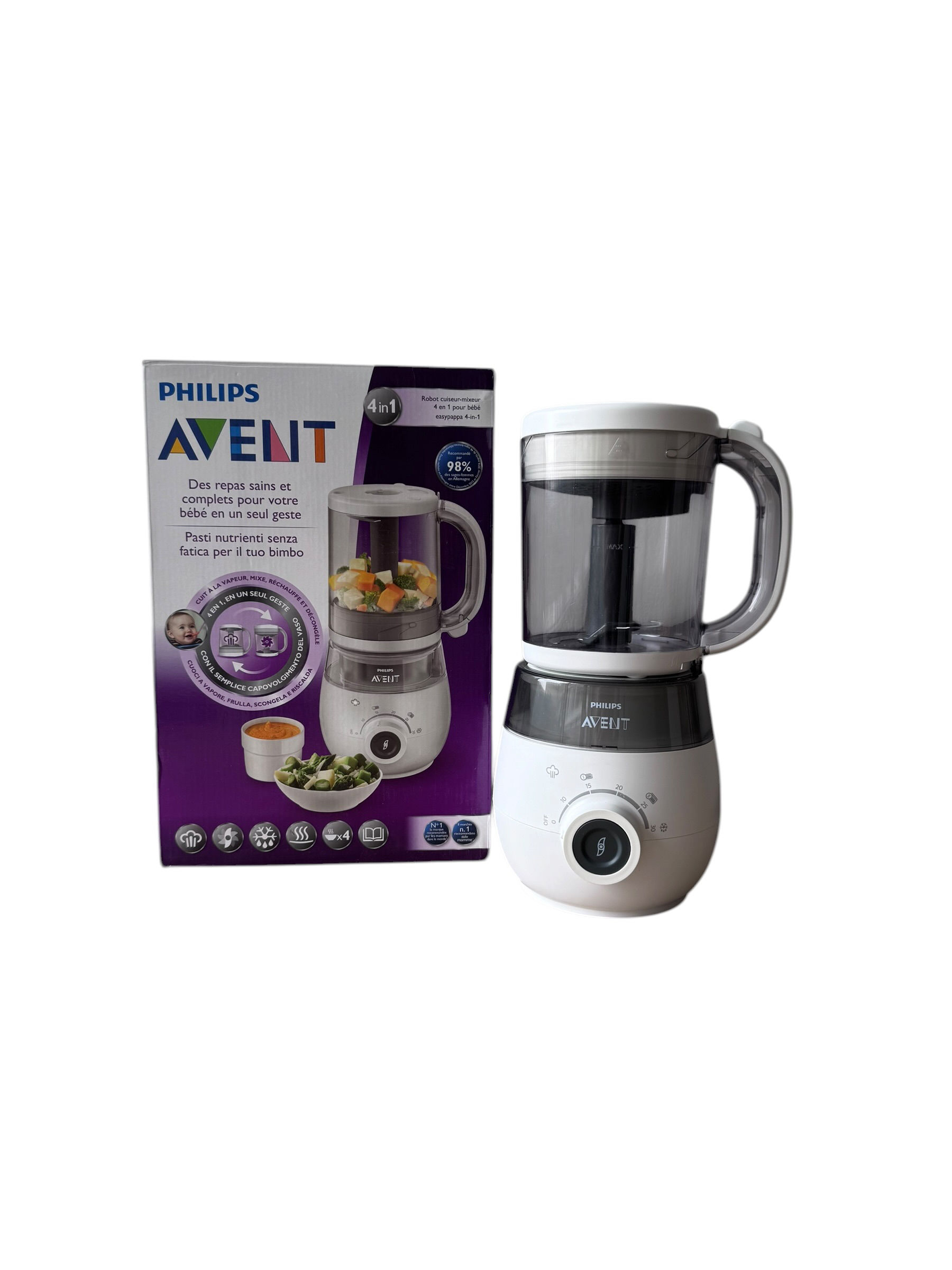 Robot Cuiseur SCF883/01 - Philips Avent
