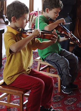 Kids Playing Violin
