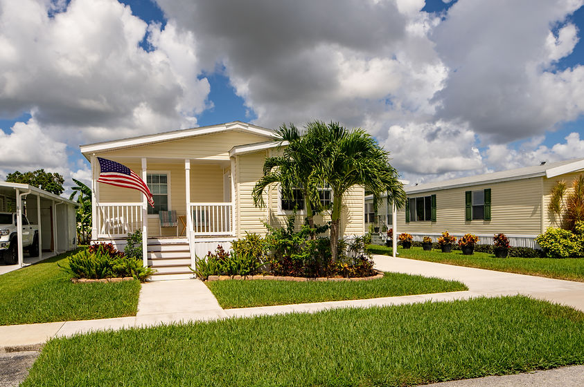 Mobile home with American pride flag.jpg