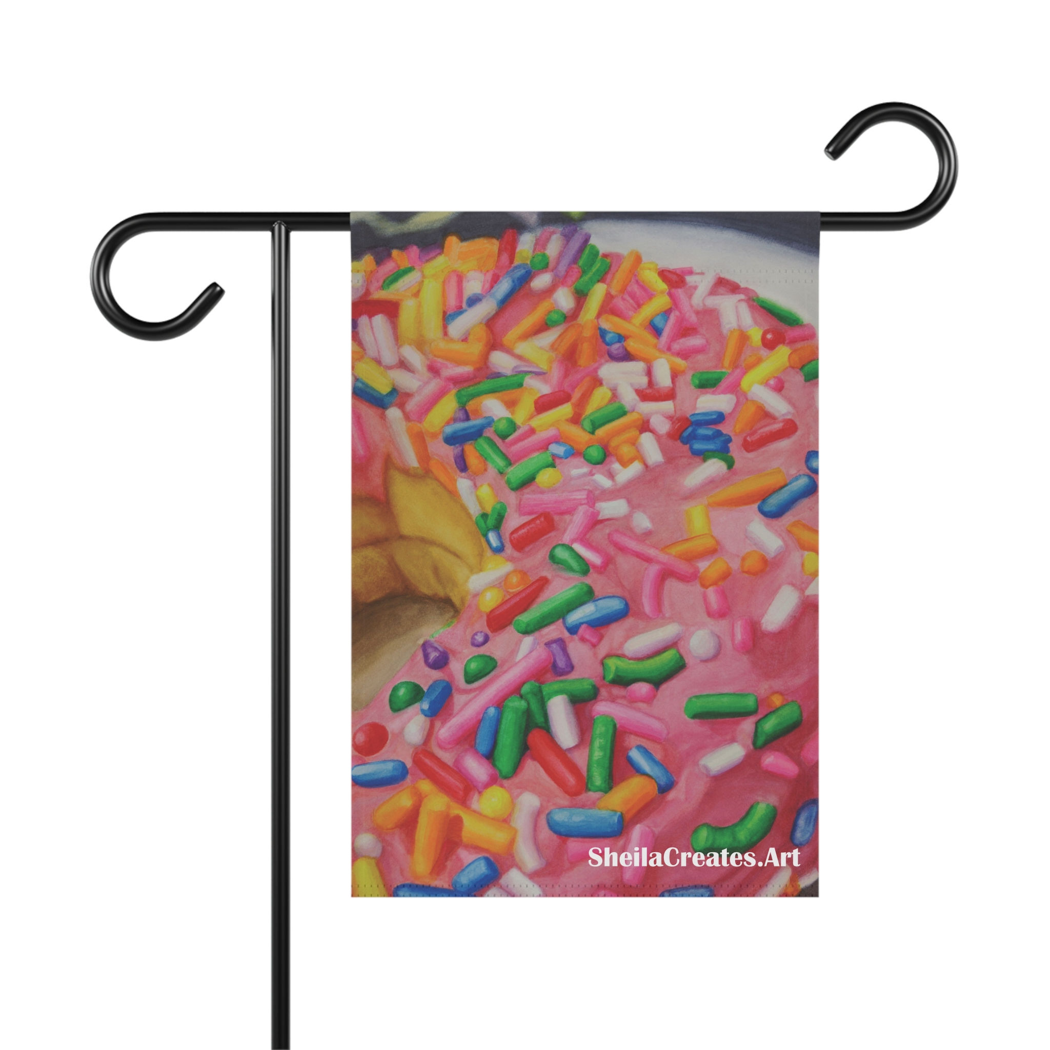 "She's a Pink Sprinkle Goddess" Outdoor House Banner or Garden Flag