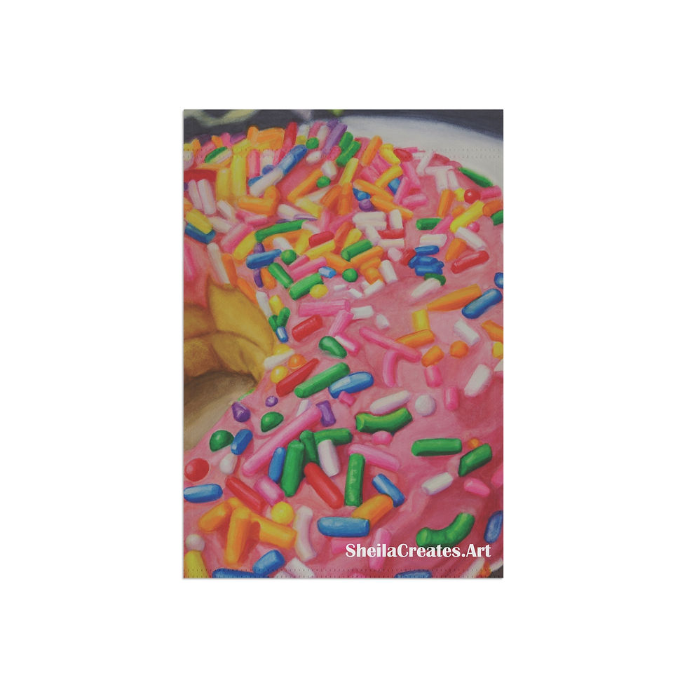 Thumbnail: "She's a Pink Sprinkle Goddess" Outdoor House Banner or Garden Flag