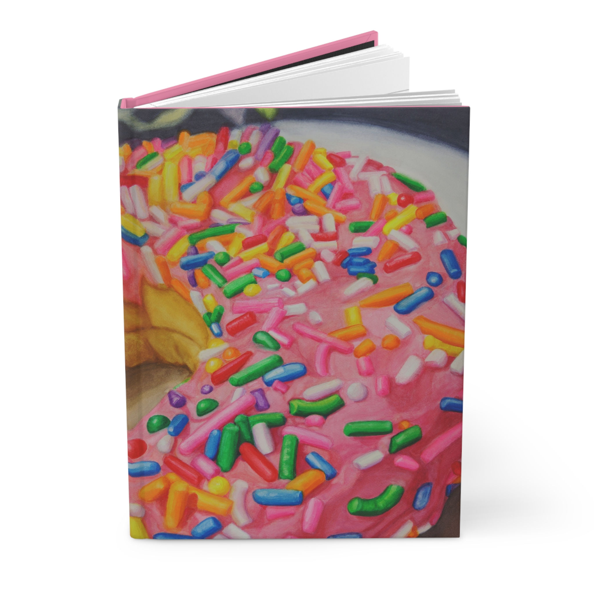 "She's a Pink Sprinkle Goddess" Hardcover Journal