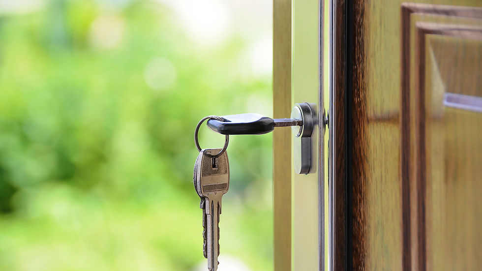Remember to lock up before a trip.