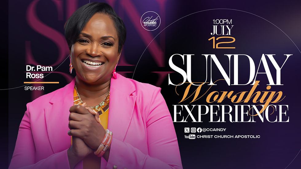 Sunday Worship Experience with Dr. Pam Ross