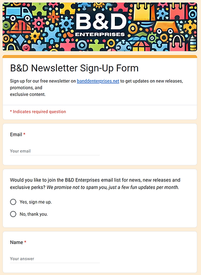 B and D Newsletter Form.png