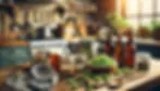 DALL·E 2024-09-04 12.15.54 - A cozy homebrewing scene in a well-lit kitchen, focusing on m