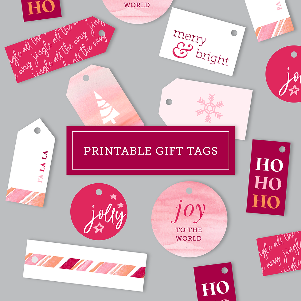 Thumbnail: Downloadable Holiday Gift Tags