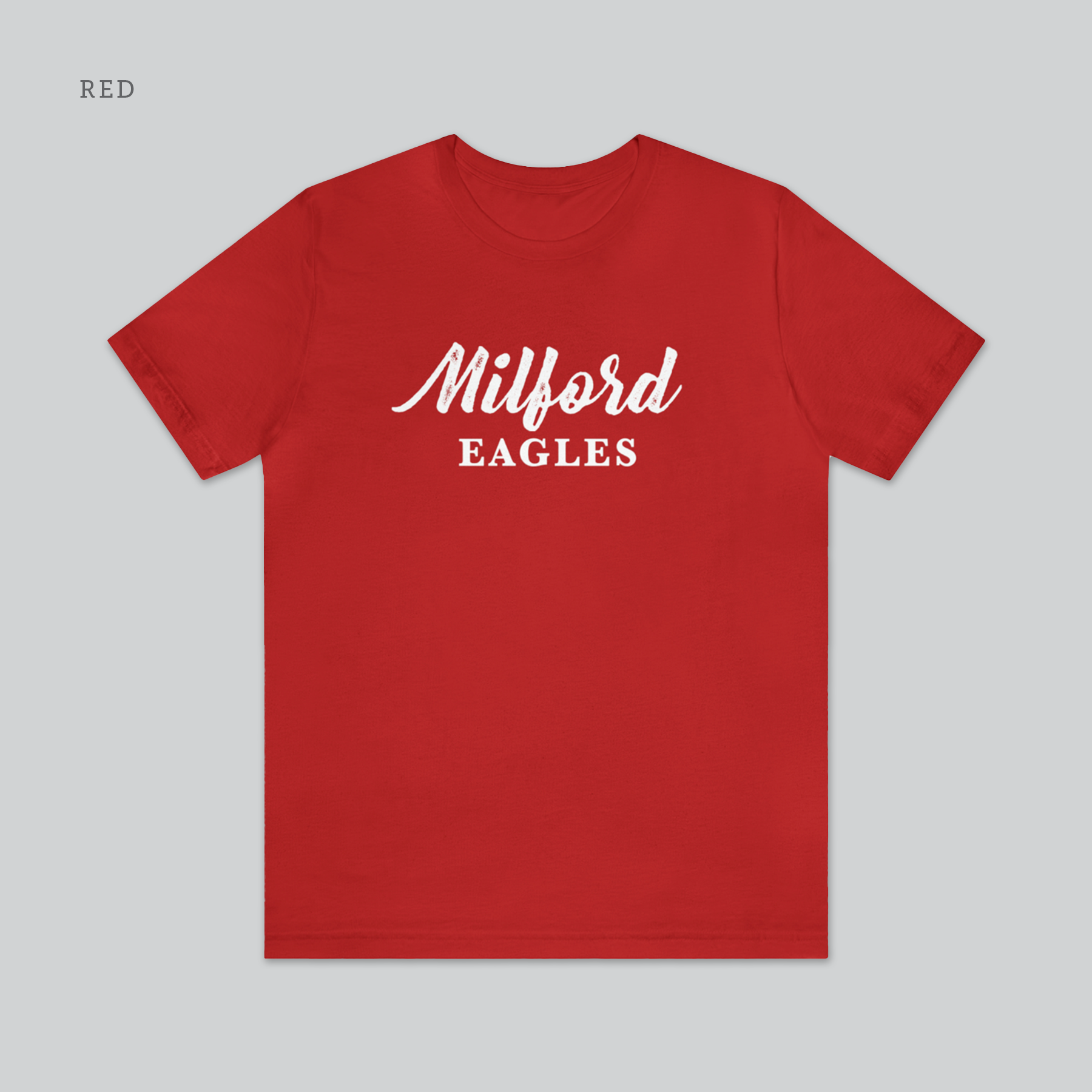 Milford Eagles Script | Unisex Jersey Tee