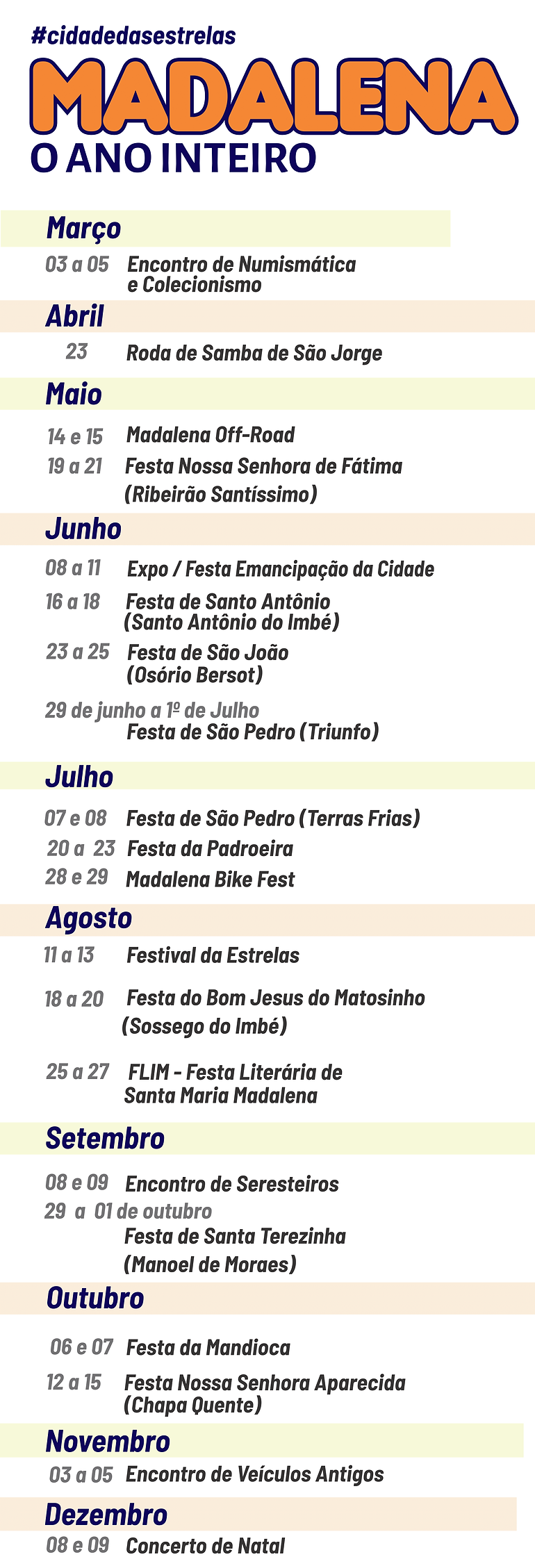 CALENDÁRIO