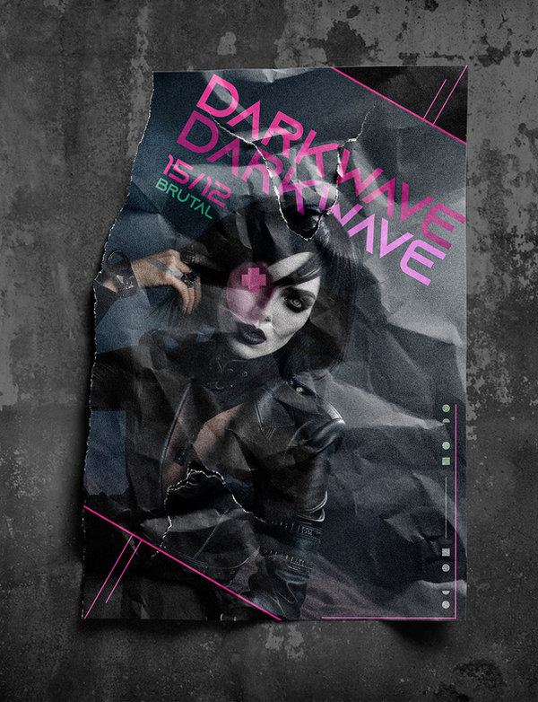Dark wave poster