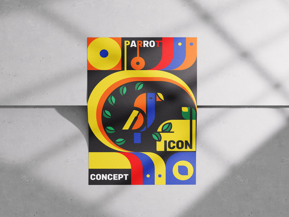 Vector poster six mockup