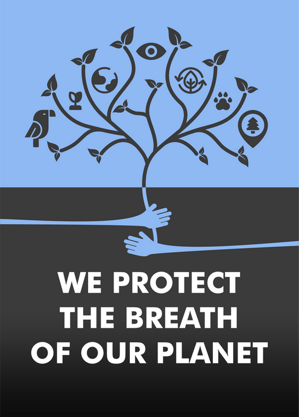 Vector poster four B