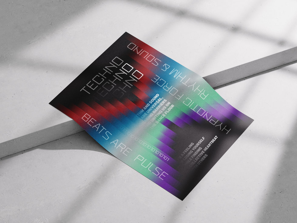 Abstract poster mockup one