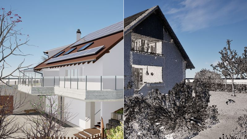 3D-Modell, Punktwolke, Bestandesaufnahme