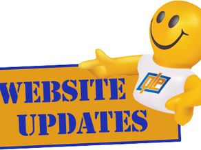 New website updates