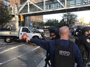 8 dead, 14+ injured in Manhattan truck attack, officials say