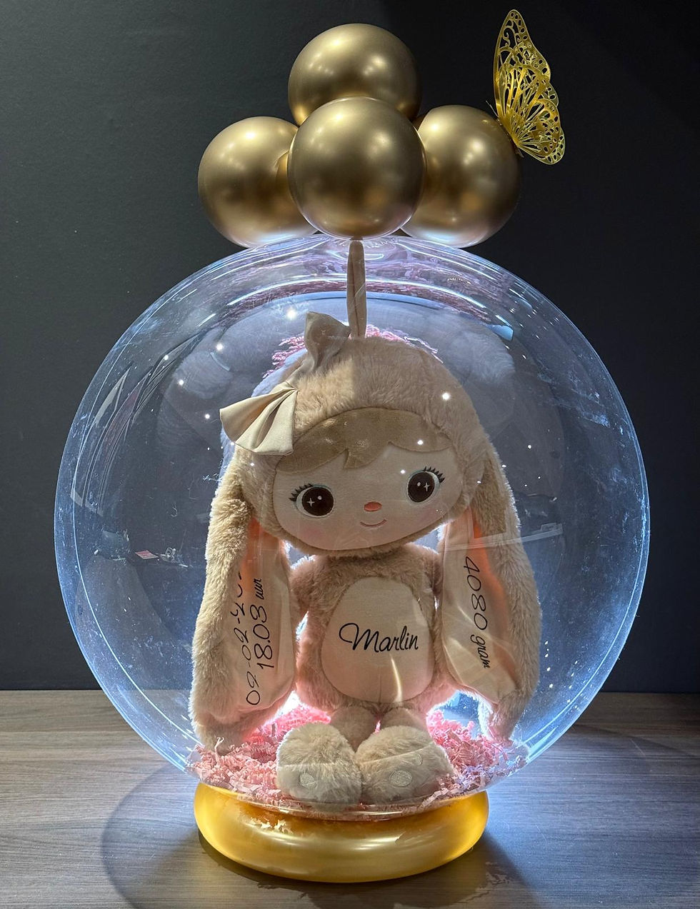 Geboorte knuffel ballon