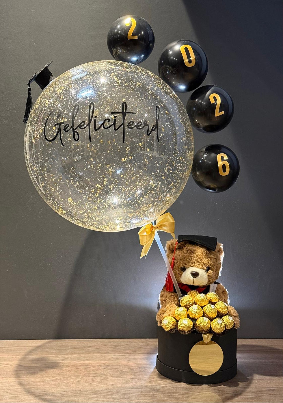 Geslaagd cadeau ballon
