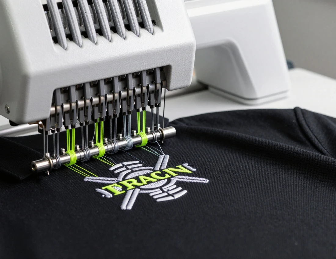 Embroidery production