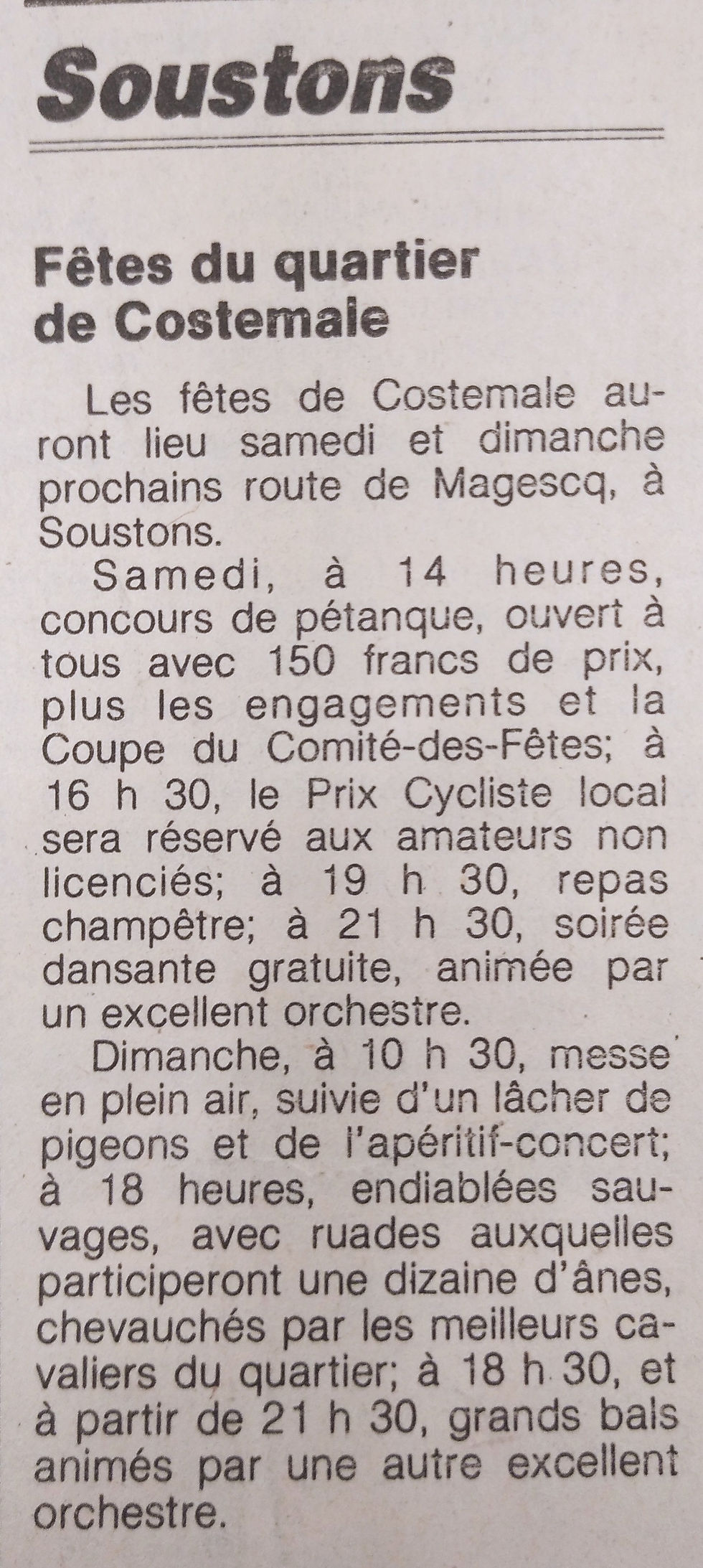 Soustons (Costemale) 25-9-1980 (SO)