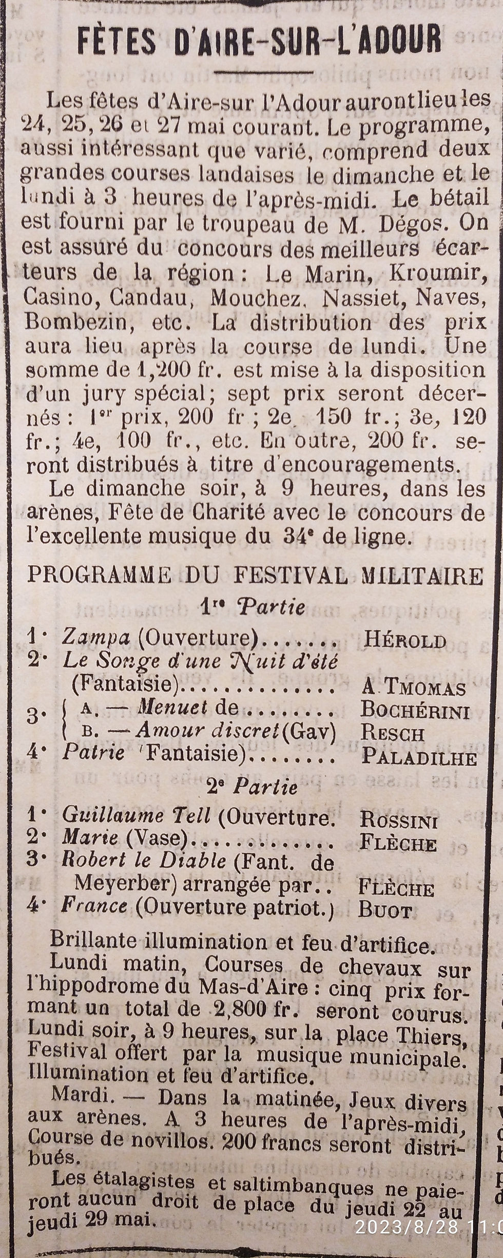 Aire/Adour 6-5-1890 (PL)