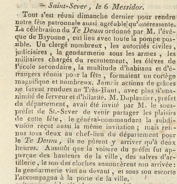 Saint Sever 30-6-1804 (JL)