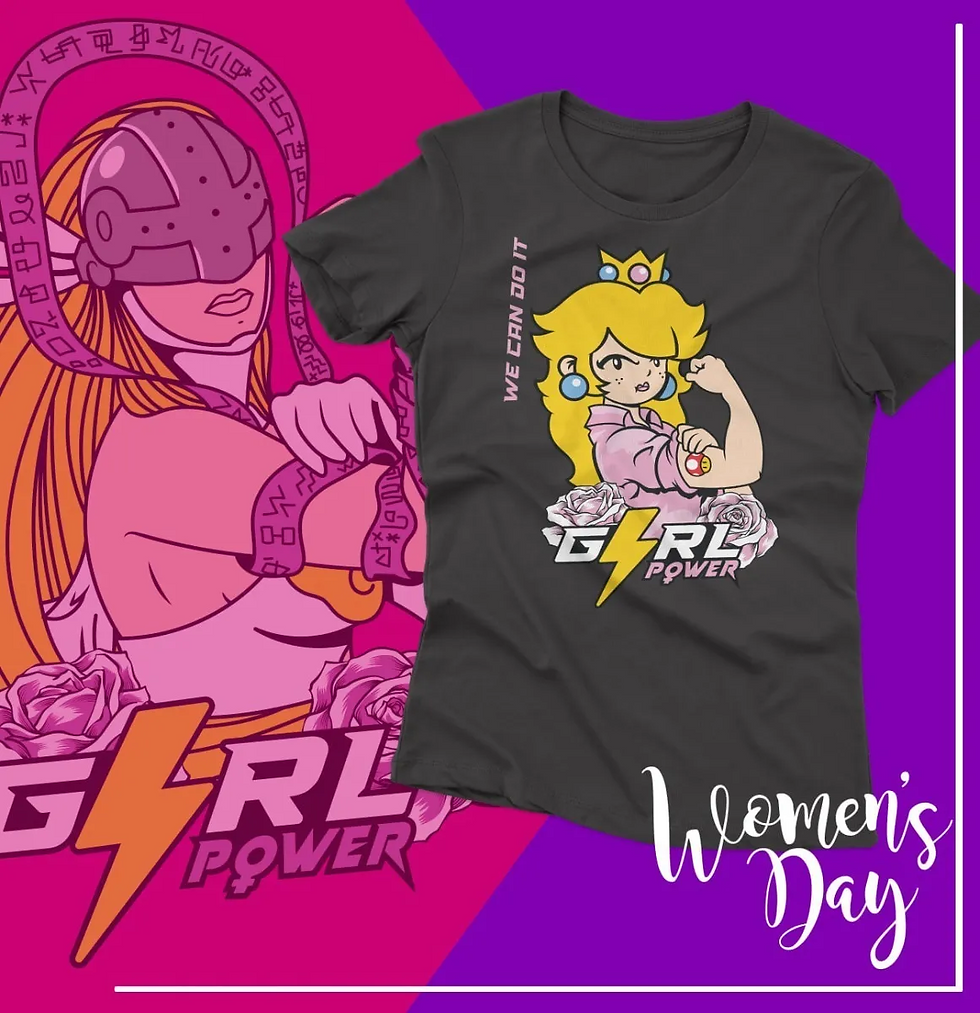 Miniatura: PACK DE 10 DISEÑOS PARA CAMISETAS GIRL POWER WE CAN DO IT