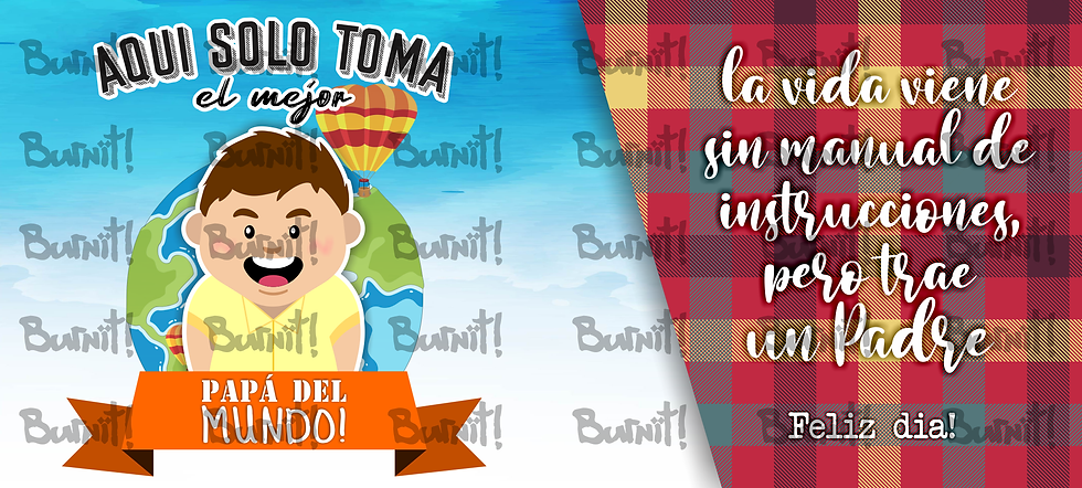Miniatura: 6 Plantillas Digitales Dia del Padre Sublimacion Taza Frasco
