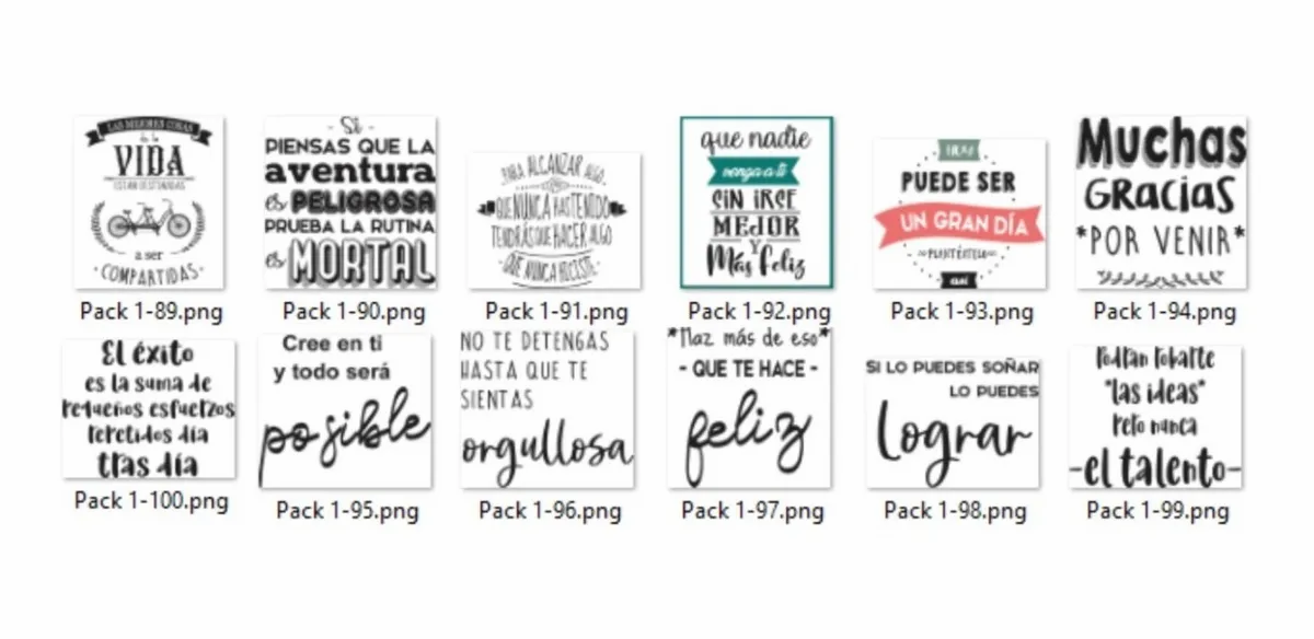 100 Plantillas Digital Frases Motivadoras Texto Editable
