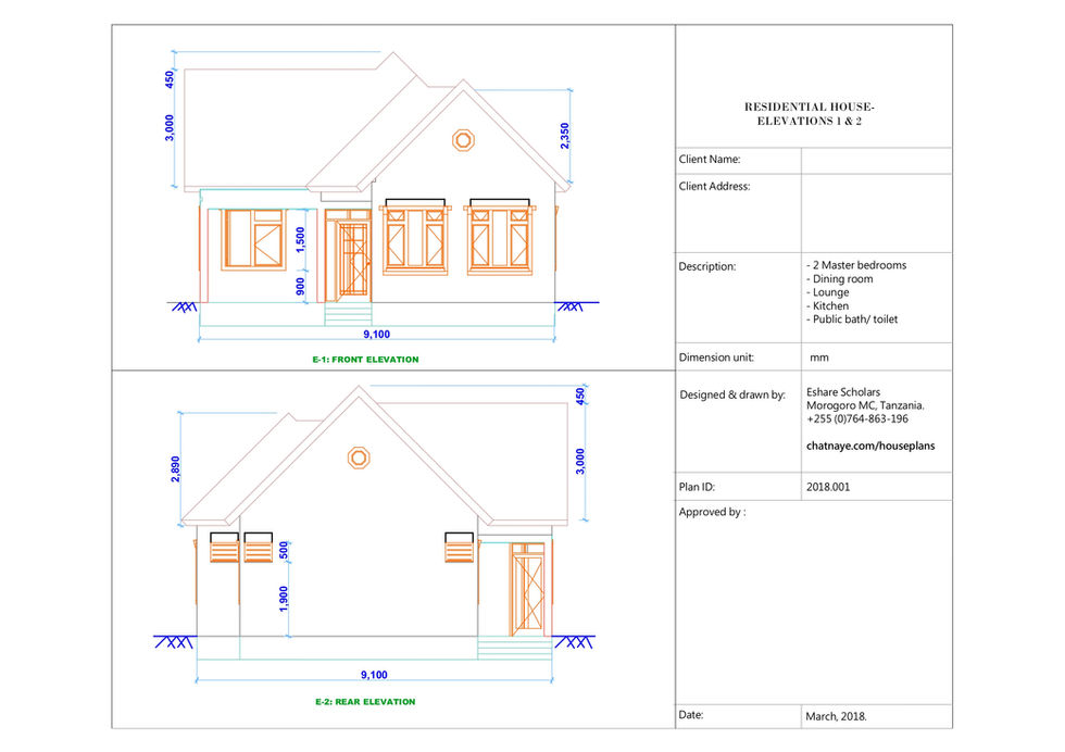Elevation 1 & 2 -P2018.001