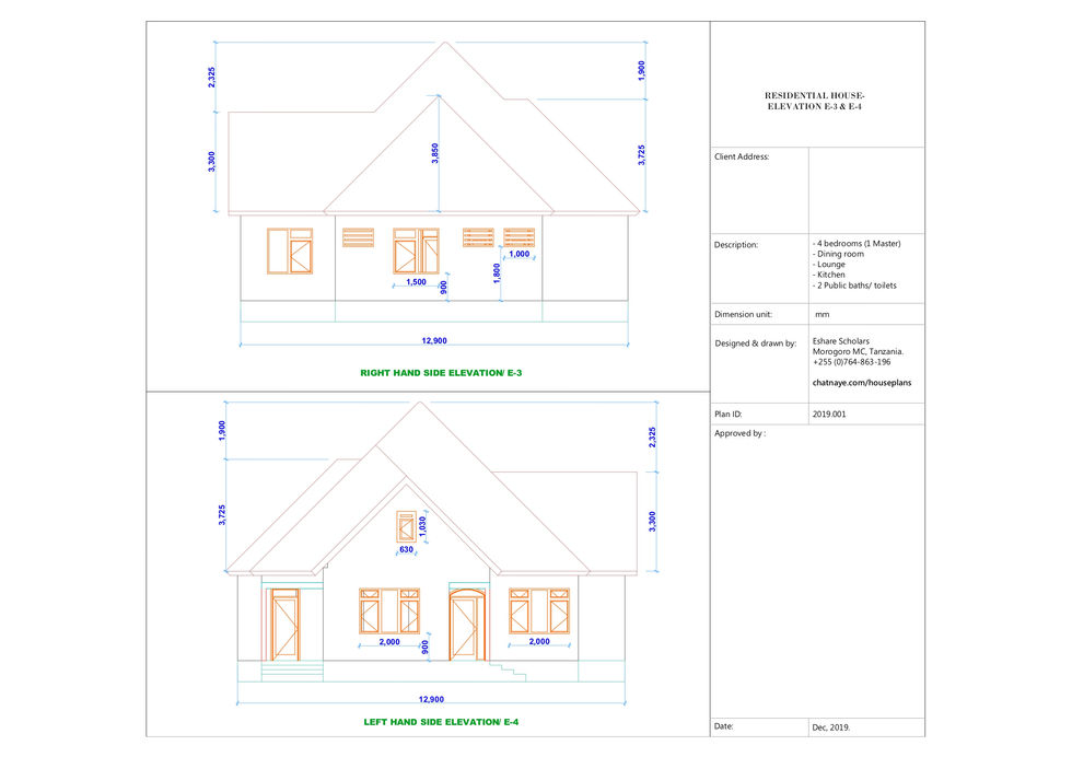 Elevation 3 & 4 -P2019.001
