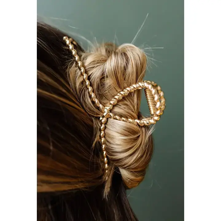 Ldc Twist Large Alloy Hair Clip