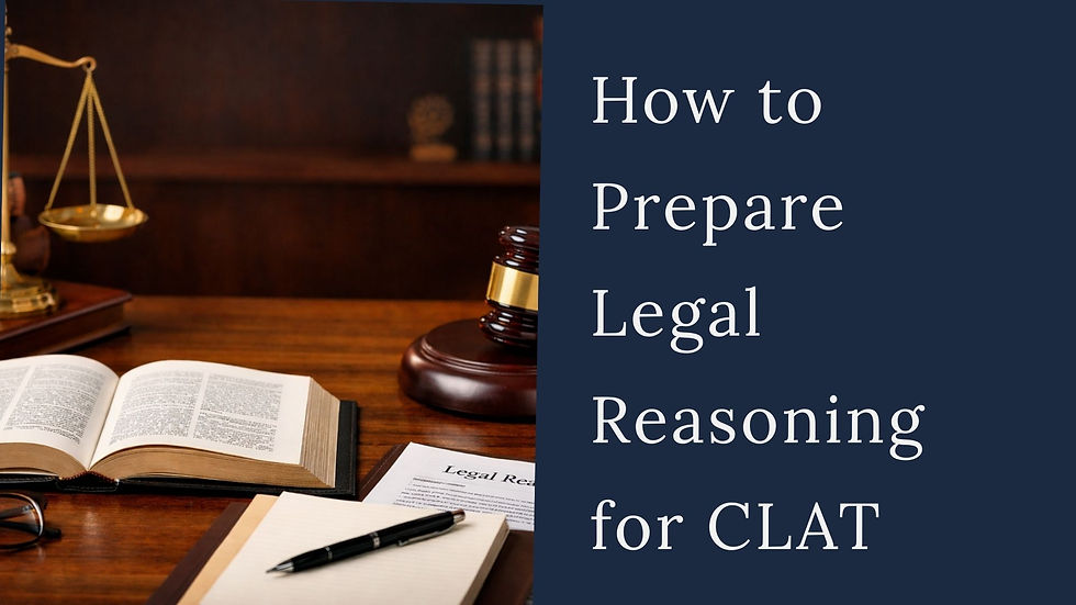 how to prepare legal reasoning for clat