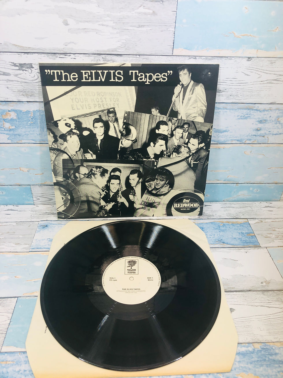 Thumbnail: cElvis - 'The Elvis Tapes' UK Redwood Mono LP. Ex/Mint Elvis Presley Memphis