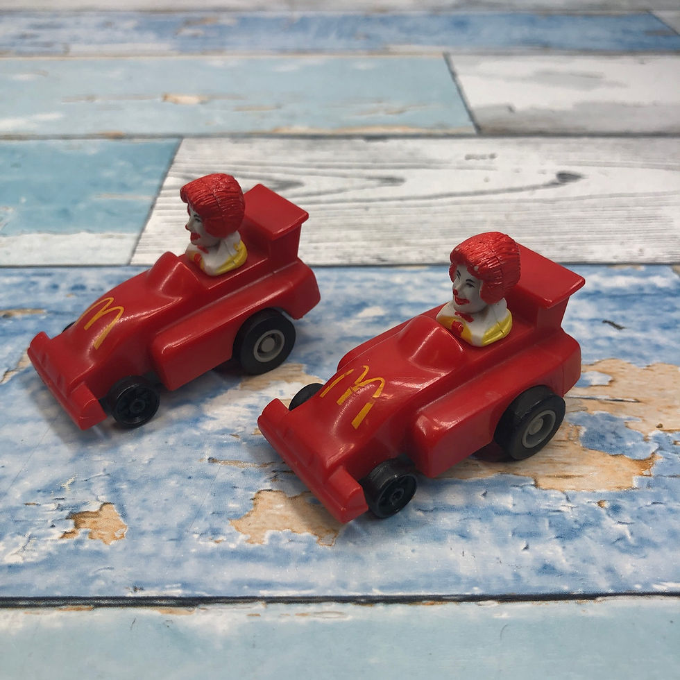 Thumbnail: Vintage McDonald's Cars Big Mac & Ronald McDonald. 84/88/89 mayor Cheese Hamburg