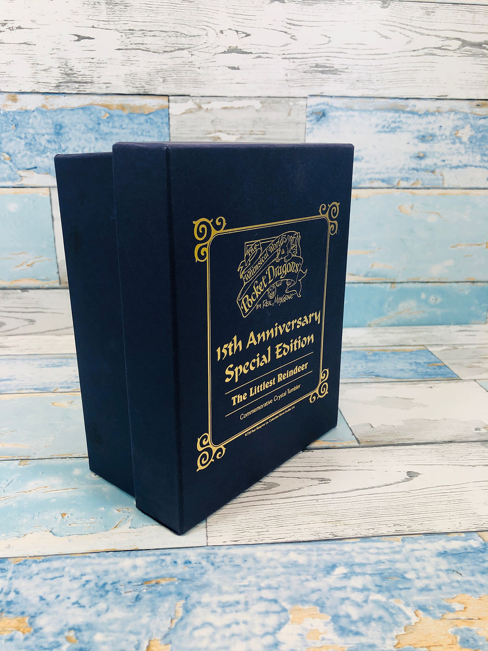 Thumbnail: Pocket Dragons Etched Tumbler The Littlest Reindeer 15th Anniversary Edition