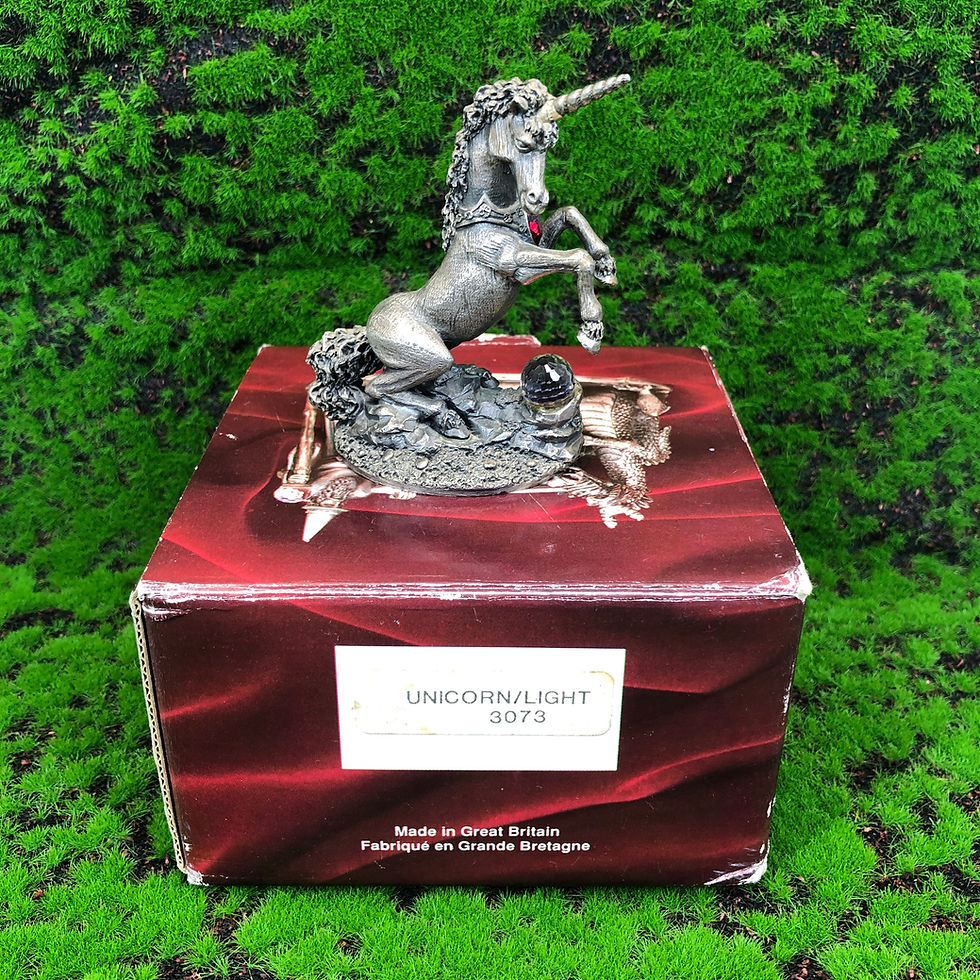 Thumbnail: Tudor Mint  Pewter Myth & Magic 'The Unicorn of Light 3073 Figurine Boxed