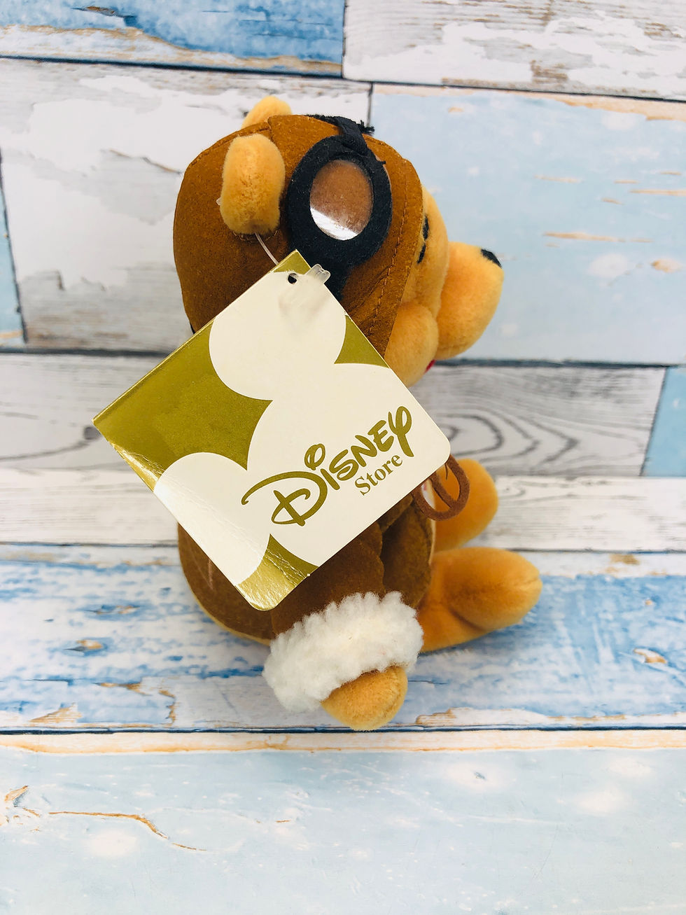 Thumbnail: Disney Store Aviator Winnie The Pooh bean bag plush toy - Beanie ~NWT