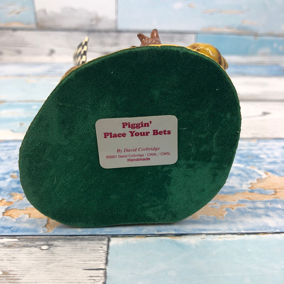 Thumbnail: Piggin Pigs By David Corbridge 14084 Piggin' place your bets 2001  Boxed