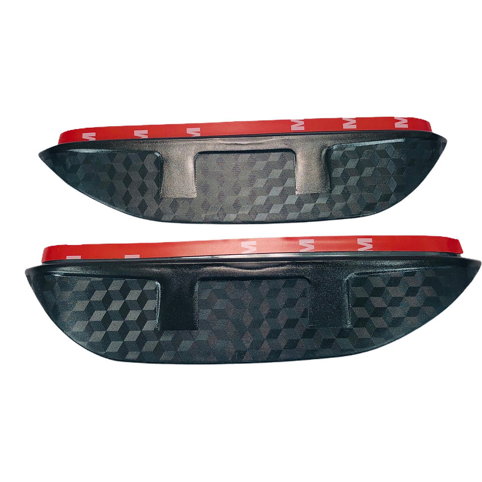 Miniaturbild: Ford Focus Mk2 2005-2008 Wing Mirror Rain Deflectors Visor Carbon,Eyebrows st,rs