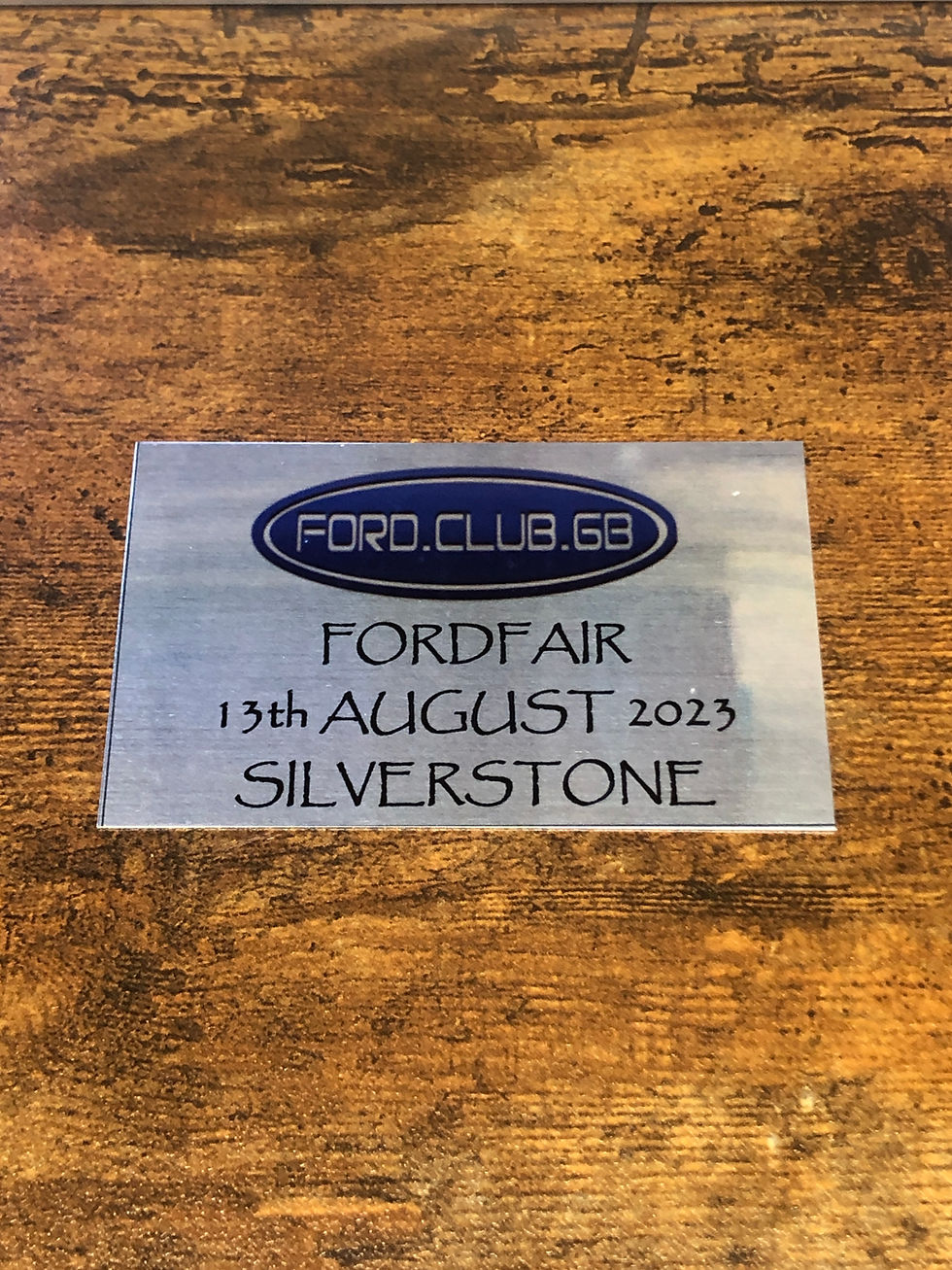 Miniaturebillede: Ford Club GB   Ford fair Show Plaque  2024